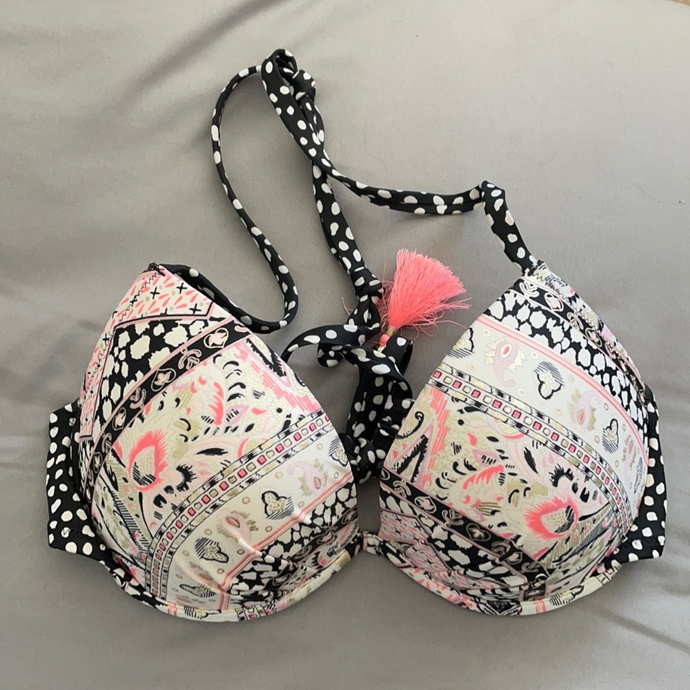 Victoria’s Secret Tied Racerback Bikini Top